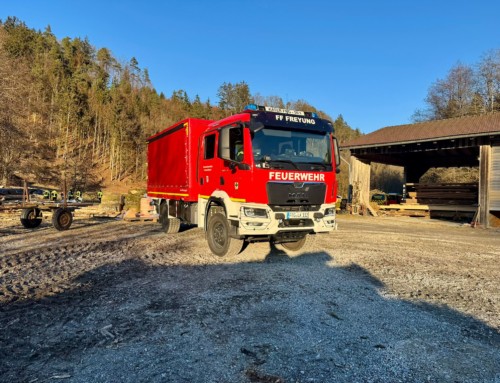 Lindberg Materialtransport für Ölschaden-Einsatz